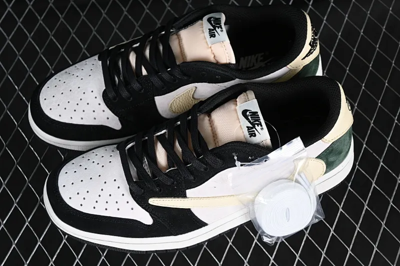 All Categories Air Jordan Jordan Series Basketball Shoes Air Jordan 1 Low Travis Scott x Air Jordan 1 Low OG AJ1 Joe 1 Reversed Overhook Joint Style Casual Sports Basketball Shoes DM7866-678
